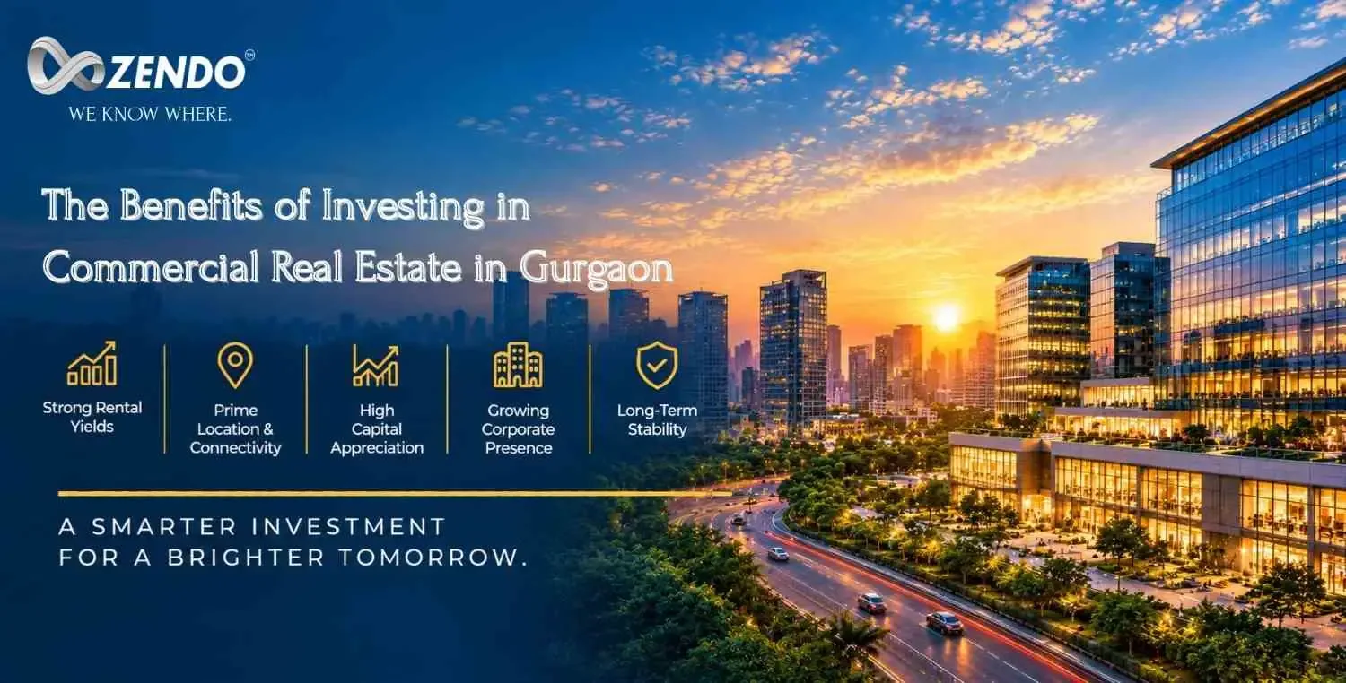 benefits of investing in commercial real estate in gurgaon